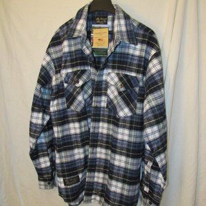 Vermont Flannel Plaid Shirt -Size X-Large - New Without Tag